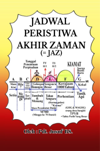 Cover JADWAL PERISTIWA AKHIR ZAMAN (=JAZ)